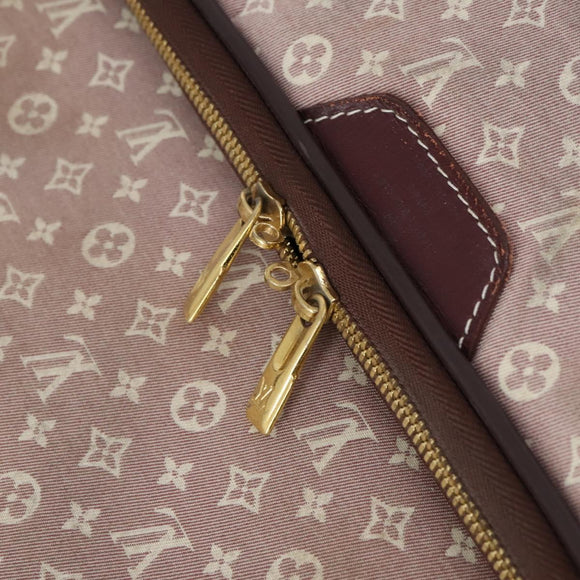 LOUIS VUITTON Monogram Idylle Pegas 55 suitcase Sepia M40481 LV Auth 148152