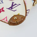 LOUIS VUITTON Multicolor Pochette Mira PM Hand Bag White M60096 LV Auth 148153-8