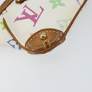 LOUIS VUITTON Multicolor Pochette Mira PM Hand Bag White M60096 LV Auth 148153-15
