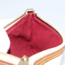 LOUIS VUITTON Multicolor Pochette Mira PM Hand Bag White M60096 LV Auth 148153-21