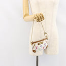 LOUIS VUITTON Multicolor Pochette Mira PM Hand Bag White M60096 LV Auth 148153-22