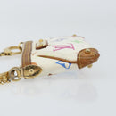LOUIS VUITTON Multicolor Pochette Mira PM Hand Bag White M60096 LV Auth 148153-4