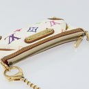 LOUIS VUITTON Multicolor Pochette Mira PM Hand Bag White M60096 LV Auth 148153-6