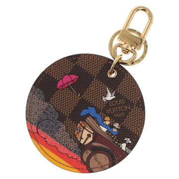 LOUIS VUITTON Damier Ebene Illustrious Travel Bag Charm M65139 LV Auth 148154 - 0