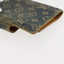LOUIS VUITTON Monogram Denim Agenda PM Day Planner Cover Blue R20010 Auth 148155-16