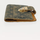 LOUIS VUITTON Monogram Denim Agenda PM Day Planner Cover Blue R20010 Auth 148155-6