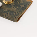 LOUIS VUITTON Monogram Denim Agenda PM Day Planner Cover Blue R20010 Auth 148155-14