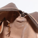 GUCCI GG Supreme Web Sherry Line Shoulder Bag PVC Beige Gold Auth 148158-18