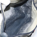 GUCCI GG Supreme Sherry Line Shoulder Bag PVC Navy Gold 89 02 077 Auth 148160-17