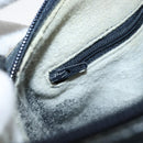 GUCCI GG Supreme Sherry Line Shoulder Bag PVC Navy Gold 89 02 077 Auth 148160-20