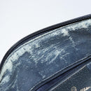 GUCCI GG Supreme Sherry Line Boston Bag PVC Navy Gold Red Auth 148161-9