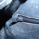 GUCCI GG Supreme Sherry Line Boston Bag PVC Navy Gold Red Auth 148161-22