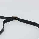 GUCCI GG Supreme Sherry Line Shoulder Bag PVC Navy Gold Auth 148163-8