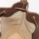 GUCCI GG Supreme Web Sherry Line Bag PVC Beige Gold 41 02 085 Auth 148164-21