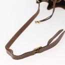 GUCCI GG Supreme Web Sherry Line Bag PVC Beige Gold 41 02 085 Auth 148164-7