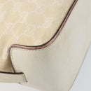 GUCCI GG Canvas Tote Bag Beige 107757 Auth 148167-14