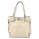 GUCCI GG Canvas Tote Bag Beige 107757 Auth 148167-13