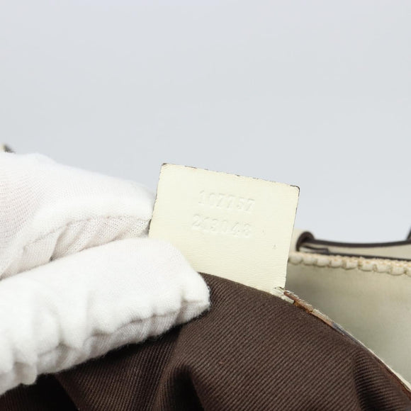GUCCI GG Canvas Tote Bag Beige 107757 Auth 148167