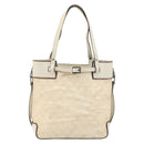 GUCCI GG Canvas Tote Bag Beige 107757 Auth 148167-2