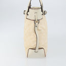 GUCCI GG Canvas Tote Bag Beige 107757 Auth 148167-4