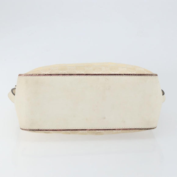 GUCCI GG Canvas Tote Bag Beige 107757 Auth 148167