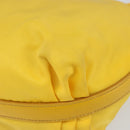 PRADA Shoulder Bag Nylon Yellow Silver Auth 148171-9