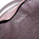 Christian Dior Trotter Canvas Shoulder Bag Beige Gold Auth 148173-11