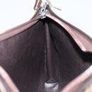 Christian Dior Trotter Canvas Shoulder Bag Beige Gold Auth 148173-18