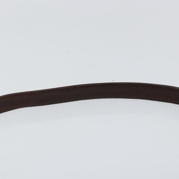 Christian Dior Trotter Canvas Shoulder Bag Beige Gold Auth 148173