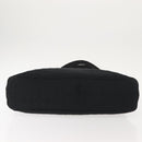 Christian Dior Canage Tote Bag Nylon Black Gold Auth 148174-10