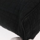 Christian Dior Canage Tote Bag Nylon Black Gold Auth 148174-13