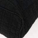 Christian Dior Canage Tote Bag Nylon Black Gold Auth 148174-14