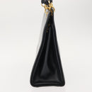 Salvatore Ferragamo Gancini Shoulder Bag Leather Navy Gold Auth 148175-4