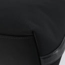 Salvatore Ferragamo Hand Bag Nylon Leather Black Silver Auth 148177-9