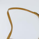 Salvatore Ferragamo Gancini Hand Bag Enamel 2way Orange Gold Auth 148178-9