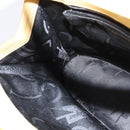 Salvatore Ferragamo Gancini Hand Bag Enamel 2way Orange Gold Auth 148178-20