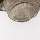 Salvatore Ferragamo Gancini Tote Bag Leather Gold Tone Auth 148181-9