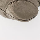 Salvatore Ferragamo Gancini Tote Bag Leather Gold Tone Auth 148181-14