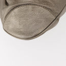 Salvatore Ferragamo Gancini Tote Bag Leather Gold Tone Auth 148181-15