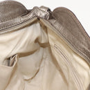 Salvatore Ferragamo Gancini Tote Bag Leather Gold Tone Auth 148181-19