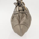 Salvatore Ferragamo Gancini Tote Bag Leather Gold Tone Auth 148181-4