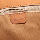 CELINE Macadam Canvas Shoulder Bag PVC Leather Brown Gold Auth 148184-16