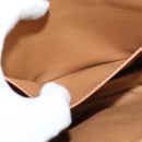 CELINE Macadam Canvas Shoulder Bag PVC Leather Brown Gold Auth 148184-23