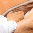 CELINE Macadam Canvas Shoulder Bag PVC Leather Brown Gold Auth 148184-25