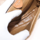 CELINE Macadam Canvas Shoulder Bag PVC Beige Gold Auth 148186-17