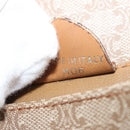 CELINE Macadam Canvas Shoulder Bag PVC Beige Gold Auth 148186-20