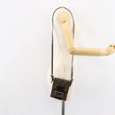 FENDI Zucca Canvas Mamma Baguette Shoulder Bag Black Brown Silver Auth 148188V-24