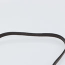 FENDI Zucca Canvas Mamma Baguette Shoulder Bag Black Brown Silver Auth 148188-8