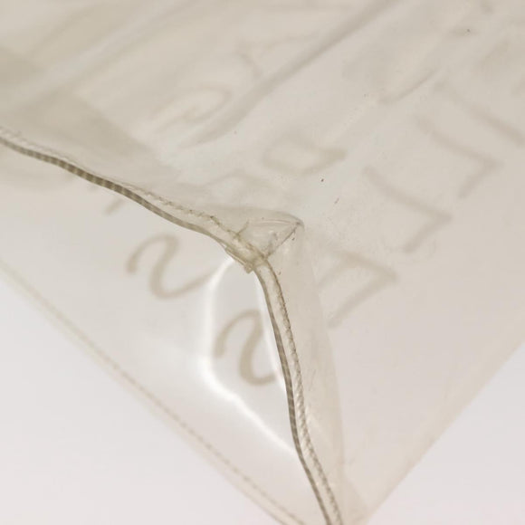 HERMES Small Vinyl Kelly Hand Bag Vinyl Clear Auth 148190