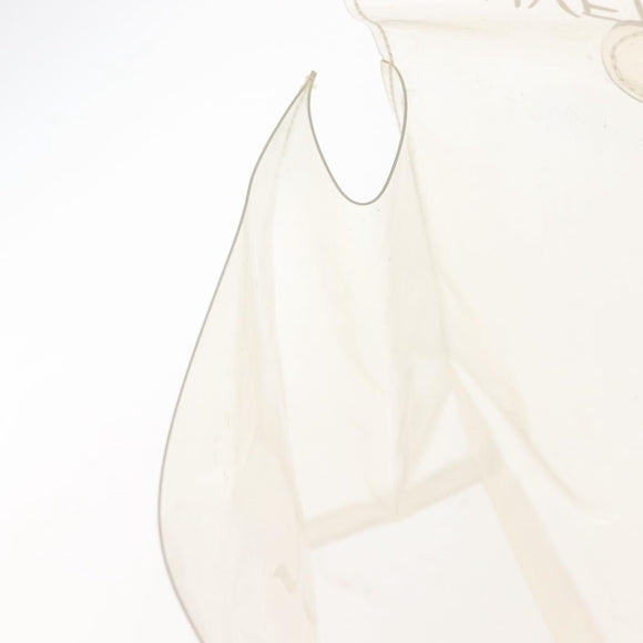 HERMES Small Vinyl Kelly Hand Bag Vinyl Clear Auth 148190